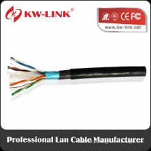 Fábrica FTP / SSTP / STP Cat6 Cat6e 24awg / 23awg Full Cobre Exterior